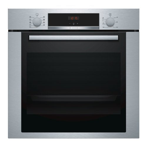 Ingebouwde Bosch Serie 4 HBA3140S0 71 liter Elektrische Oven met Ventilator Klasse A (A59,5xB59,4xD54,8) Roestvrij staal, HotAir 3D-koken
