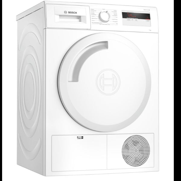 Bosch 7 kg warmtepompdroger easyclean 4-serie wth83007ii klasse a
