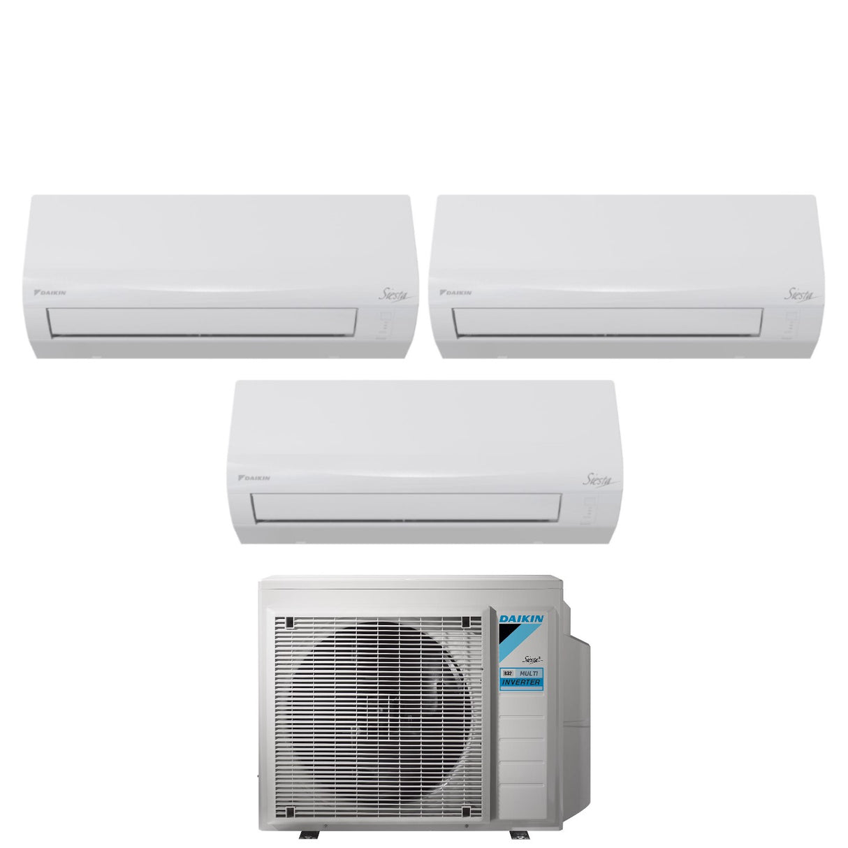 Airconditioner Daikin Trial Split Inverter serie SIESTA 9+9+9 met 3AMXF52A R-32 Geïntegreerde Wi-Fi 9000+9000+9000