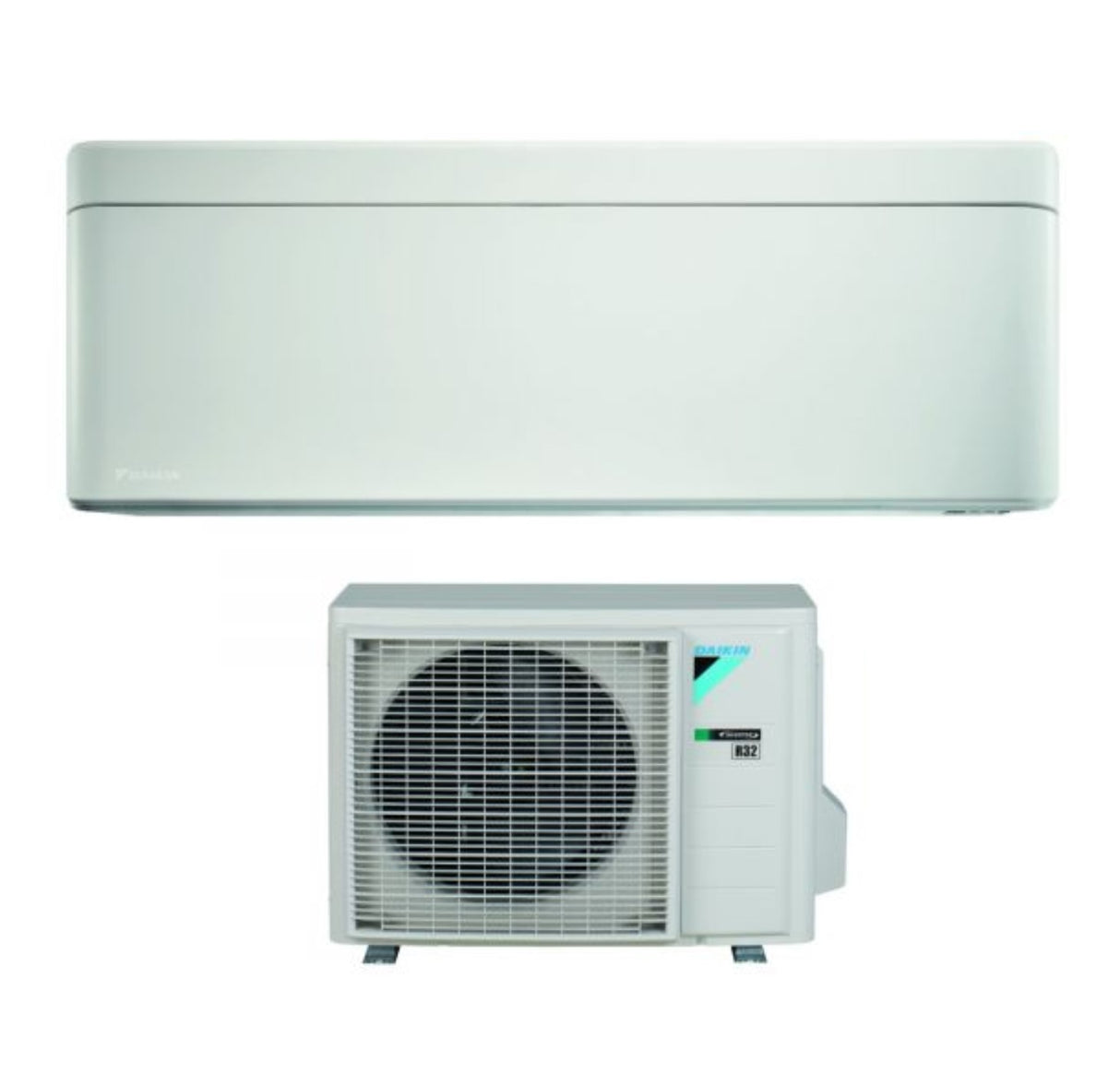 Airconditioner Daikin Bluevolution Inverter serie STYLISH WHITE 9000 Btu FTXA25AW R-32 Ingebouwde Wi-Fi Klasse A+++ Witte Kleur - Italiaanse Garantie