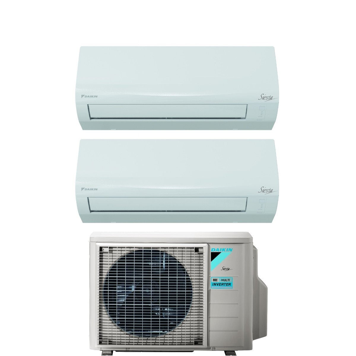 Daikin Dual Split Inverter-airconditioner uit de SIESTA-serie 9+9 met 2AMXF50A R-32 Wi-Fi optioneel 9000+9000