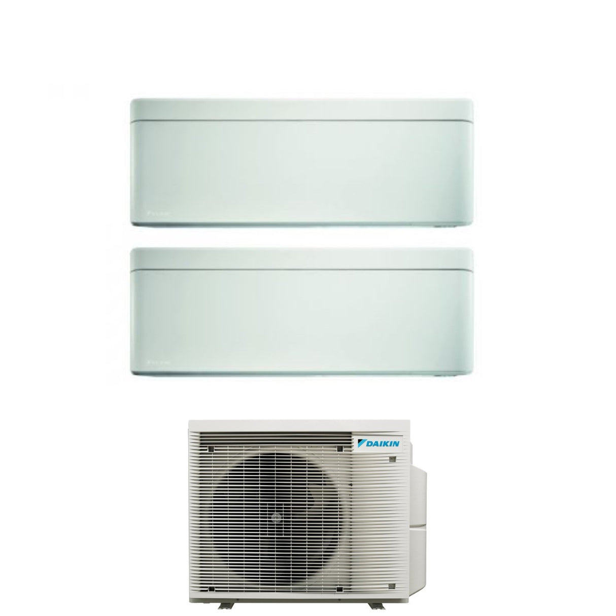 Klimaatregelaar Airconditioner Daikin Bluevolution Dual Split Inverter serie STYLISH WHITE 12+12 met 2MXM50A R-32 Ingebouwde Wi-Fi 12000+12000 Witte kleur Italiaanse garantie