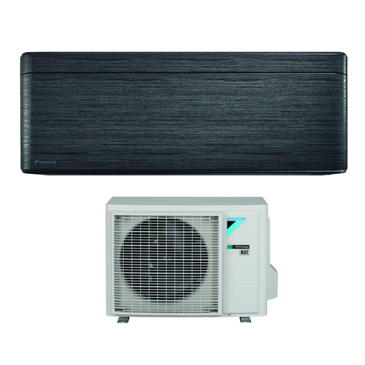 Airconditioner Daikin Bluevolution Inverter serie STYLISH REAL BLACKWOOD 18000 Btu FTXA50BT R-32 Wi-Fi Integrato Classe A++ Kleur Zwart Hout - Italiaanse Garantie