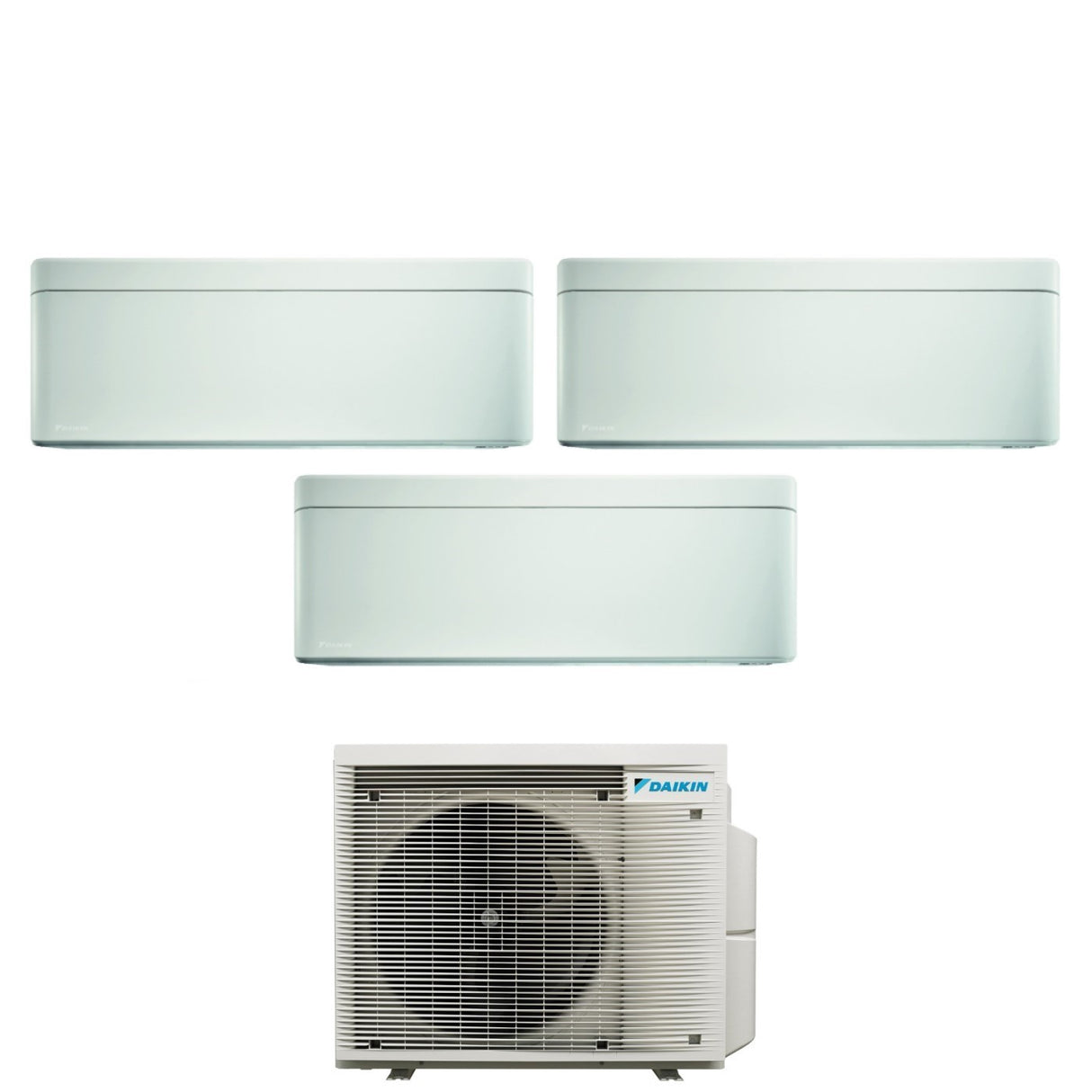 Airconditioner Daikin Bluevolution Trial Split Inverter serie STYLISH WHITE 7+7+9 met 3MXM40A R-32 geïntegreerde Wi-Fi 7000+7000+9000 Witte Kleur Italiaanse Garantie