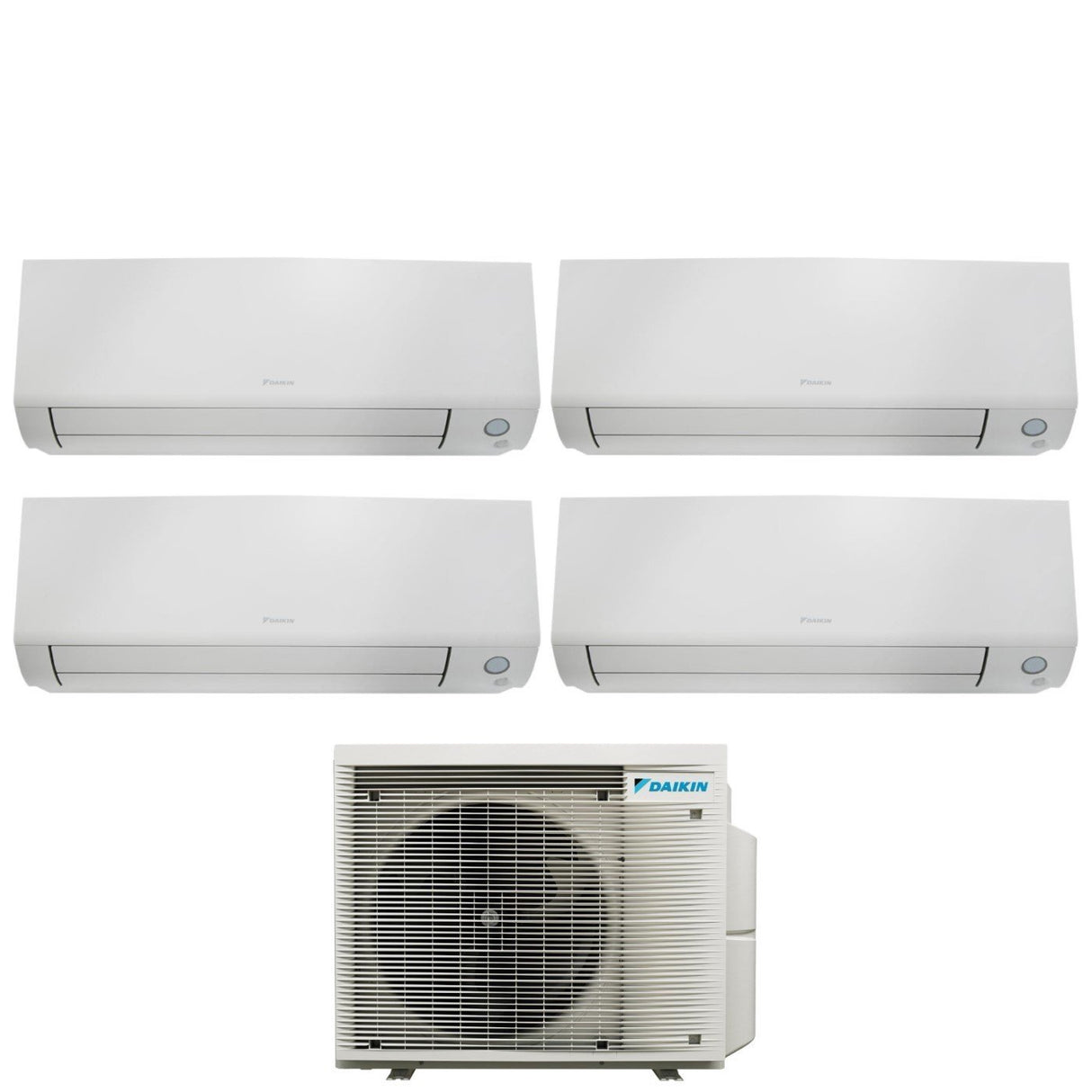 Airconditioner Daikin Bluevolution Quadri Split Inverter serie PERFERA ALL SEASON 9+9+9+12 met 4MXM68A R-32 Geïntegreerde Wi-Fi 9000+9000+9000+12000 met Italiaanse garantie.