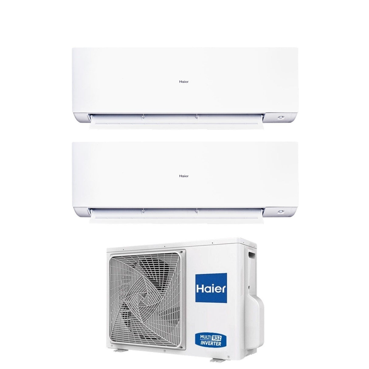 Airconditioner Haier Dual Split Inverter serie EXPERT 9+9 met 2U50S2SM1FA-3 R-32 Wi-Fi geïntegreerd 9000+9000
