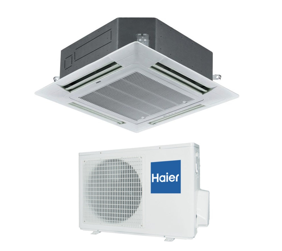 Airconditioner Haier Cassette 24500 Btu AB28ES1ERA R410 compleet met rooster A++ Wi-Fi optioneel, ideaal voor 100m3.