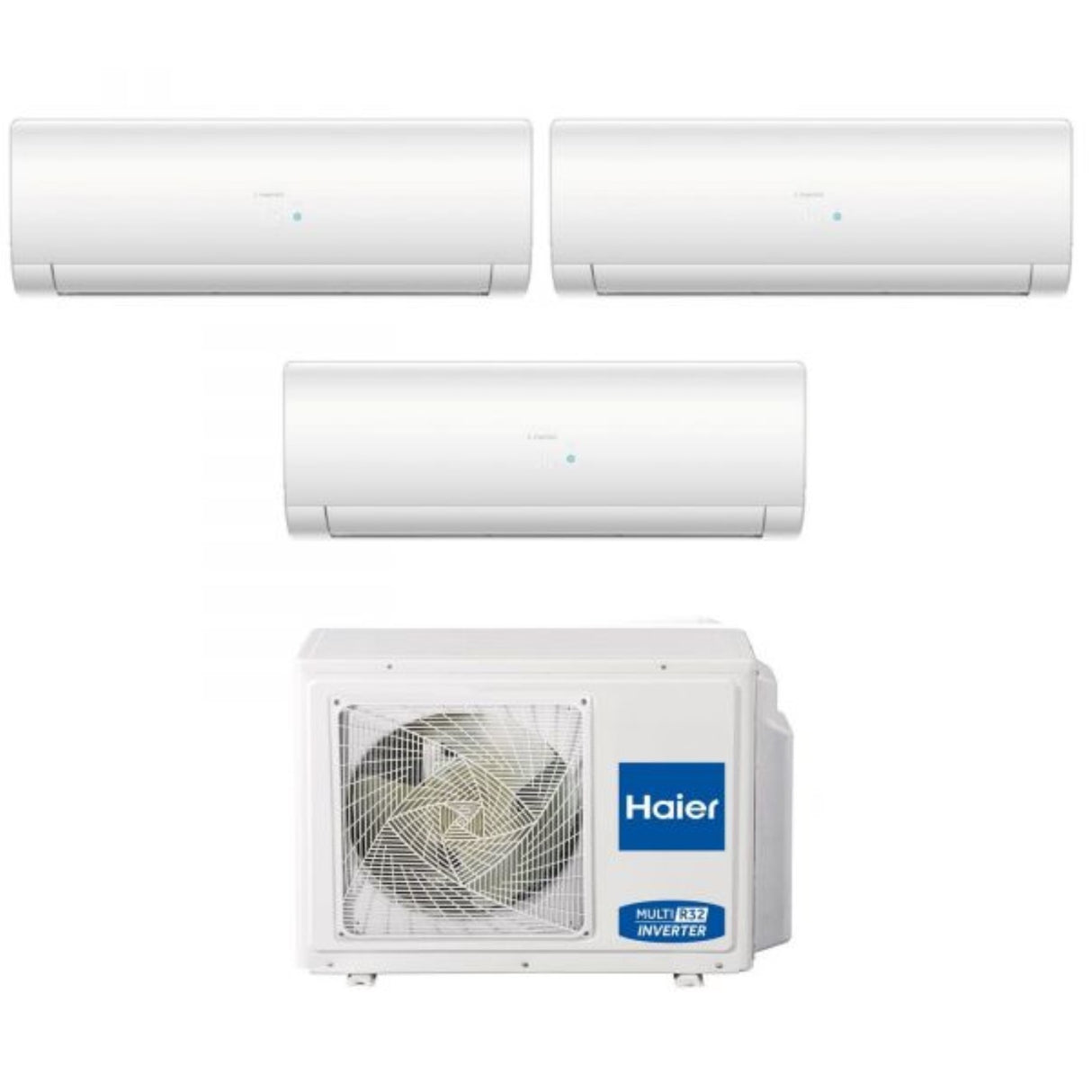 Airconditioner Haier Trial Split Inverter serie IES PLUS 9+12+12 met 3U70S2SR3FA R-32 Geïntegreerde Wi-Fi 9000+12000+12000 - Nieuwigheden