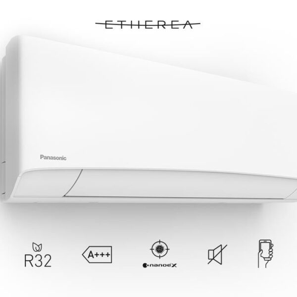 Alleen binnenmuurunit Panasonic Etherea-serie Witte omvormer 7000 Btu CS-Z20VKEW Gas R-32 Wi-Fi