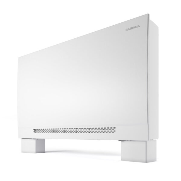 Ventil Conveyor Slim Fan met mobiele Sabiana WHISPER CFF-ECM-MV-CB-T 50 met digitale Wi-Fi en BT-bediening en motoromvormer